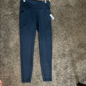 Old Navy Blue Leggings with Pockets